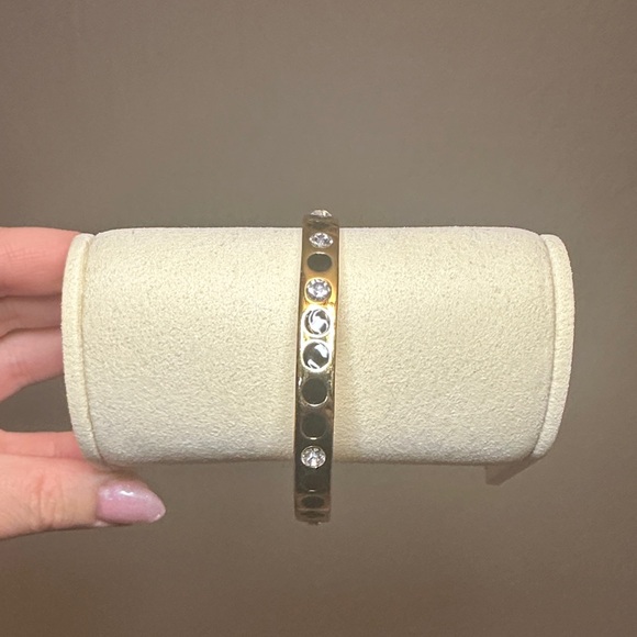 EUC - Kate Spade New York Black Spot The Spade Bangle - Picture 6 of 11